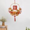 Lunar Year Floral Wreath for Home Celebration