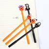 5Pcs Halloween Cartoon Gel Pen, 0.5MM Needle Tip, Quick Drying, Write Smoothly for Student Adult Noting Journaling