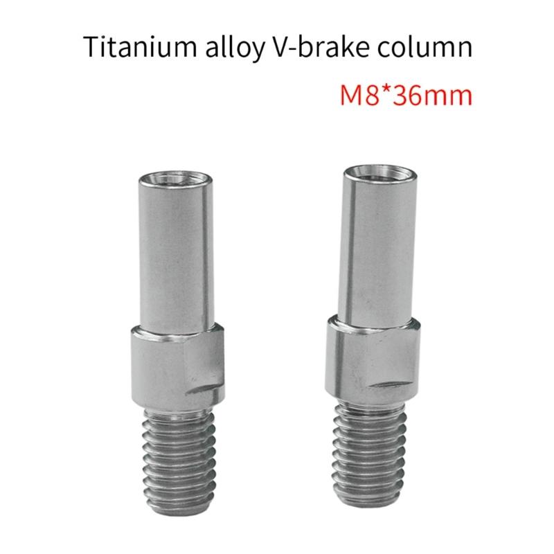 1/2pcs 8mm Mountain Bike Frame Front Fork V Brake Column Screws Bicycles Brake Pivots Frame Screw Bolts Enduring