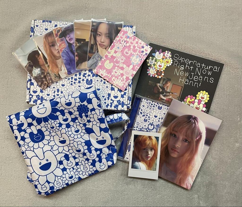 [USED] newjeans supernatural album hani appmu preorder bonus