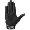 MIZUNO Defensive Right Size Baseball/Softball Gloves, Hand, 1EJED331, M, Black/Red/Silver