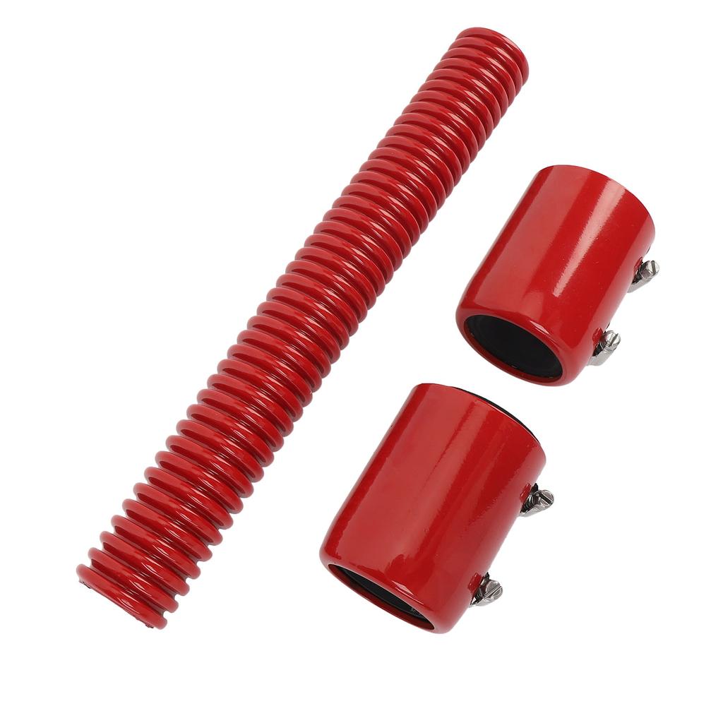 12in Coolant Radiator Hose Kit with Cap Stainless Steel Flexible Efficient Cooling Coolant Hose Kit