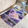 OSHI NO KO CARTOON GIRL Bath Mat Kids Room Bedroom Decoration Balcony Anti-Slip Doormat Living Room Alfombra