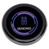 Spilla Elettronica Divertente Badge Touchscreen con Display HD da 1,7 Pollici Trasferisci Foto Video per Zaini Vestiti Nero