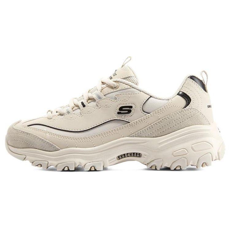 Skechers DLites 1.0 Mocha Bear Черные Шоколадные Шнуровка Амортизирующие Прочные Легкие Увеличивающие Рост Низкие Папины Кроссовки 896145-NTBK 39.5