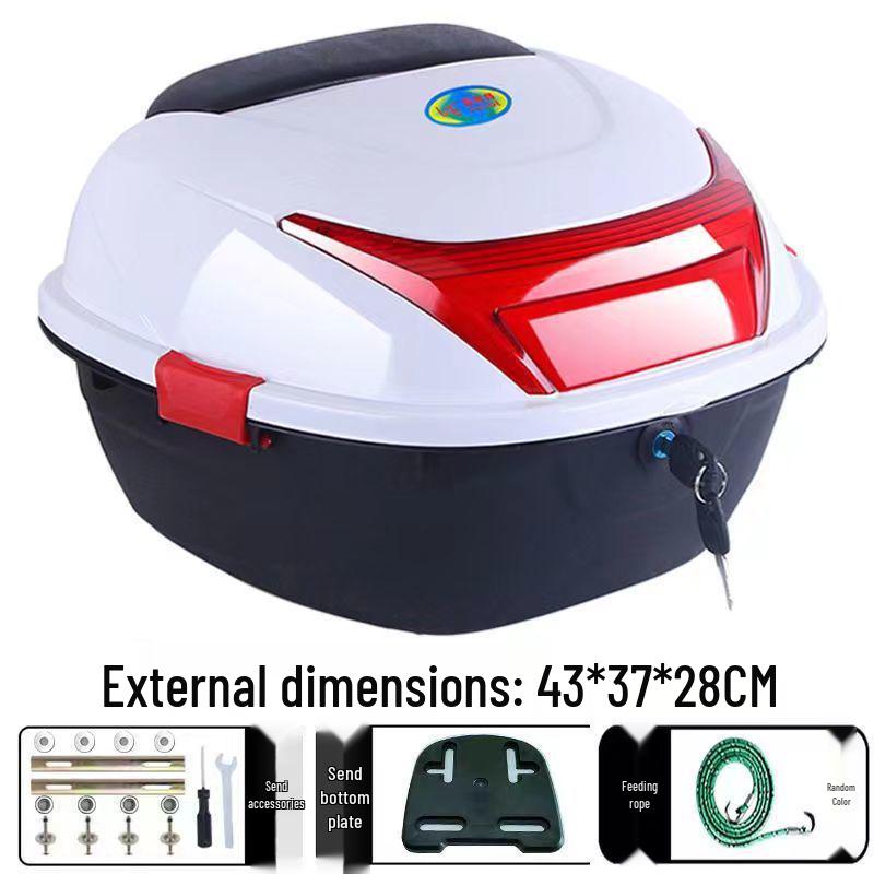 Universal Electric Vehicle Trunk & Storage Box for Motorcycles and Scooters