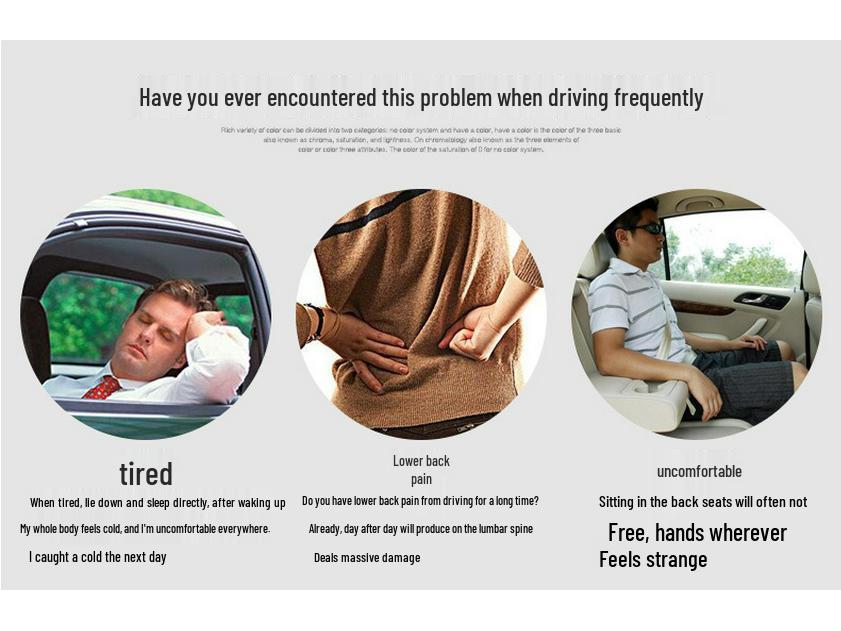 Versatile Car Air Conditioning Quilt, Cushion & Pillow: Dual-Use for Lumbar Support & Backrest, Fits Various Car Models