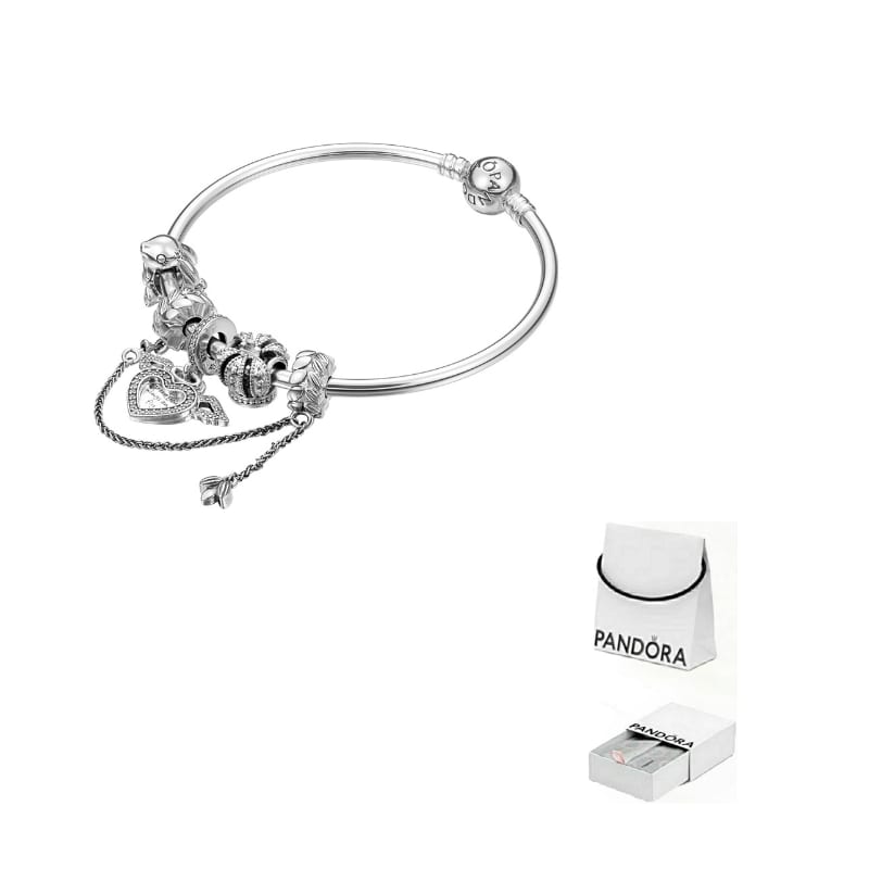 Pandora 925 Sterling Silver Bracelets Women's Silver ZT-0002