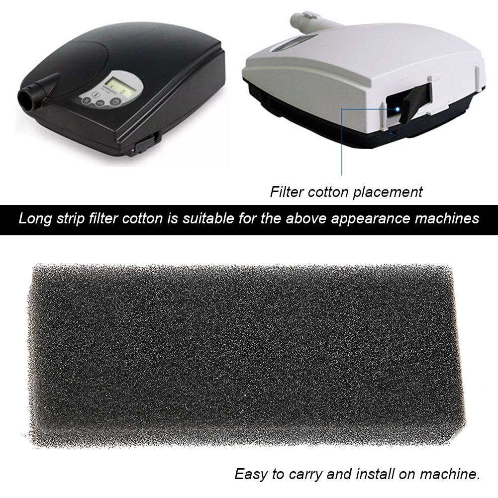 5Pcs Professional Breathing Machine Filter Cotton Replacement AccessoryBlack
