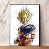 Printed dragon ball carot, decorative cartoon character picture, suspension module, children's print on canvas