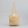 ENSPT Handwoven Wooden Bead Shoulder Bag - Women's Summer Niche Design