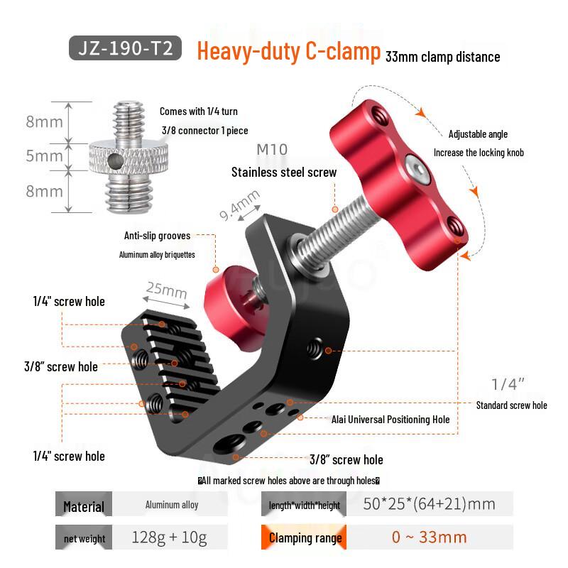 TEXIAN Desktop Clamp Phone & Camera Mount