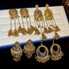 GemChic Women's New Vintage Hollow Round Tassel Fringe Earrings Ethnic Fashion Stud Earrings Birthday Christmas Jewelry Gift