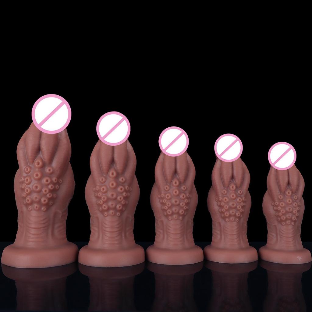 Realistic Silicone Fist Dildo - Super Thick Anal Plug, Large Phallus Erotic Toy