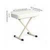 Keyboard Bench Portable Stool with Padded Seat Easy To Clean for Pianists