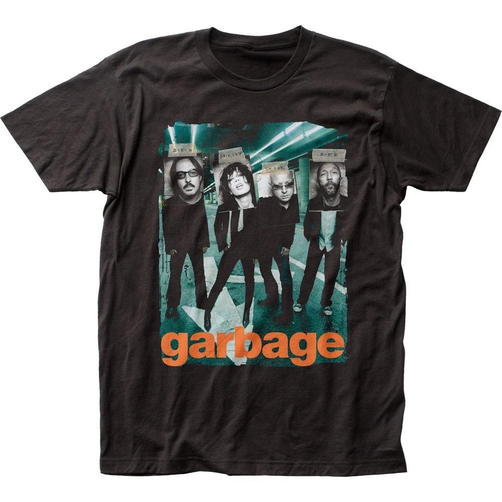 Garbage Taped Mens T T-Shirt Music Classic Concert Rock N Roll Band Tee New Black L