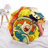 Adventure Time  Pattern, Automatic Folding Umbrella, Portable and Foldable Design, 8 Ribs, a Christmas or Birthday Gift.