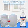 Magic Wall Repair Spray Set, Versatile Wall Repair Paint Wall Spray Paint, Water-Based Paint White Peel, Wall Mending Kit for Seamless Repairs - Dust