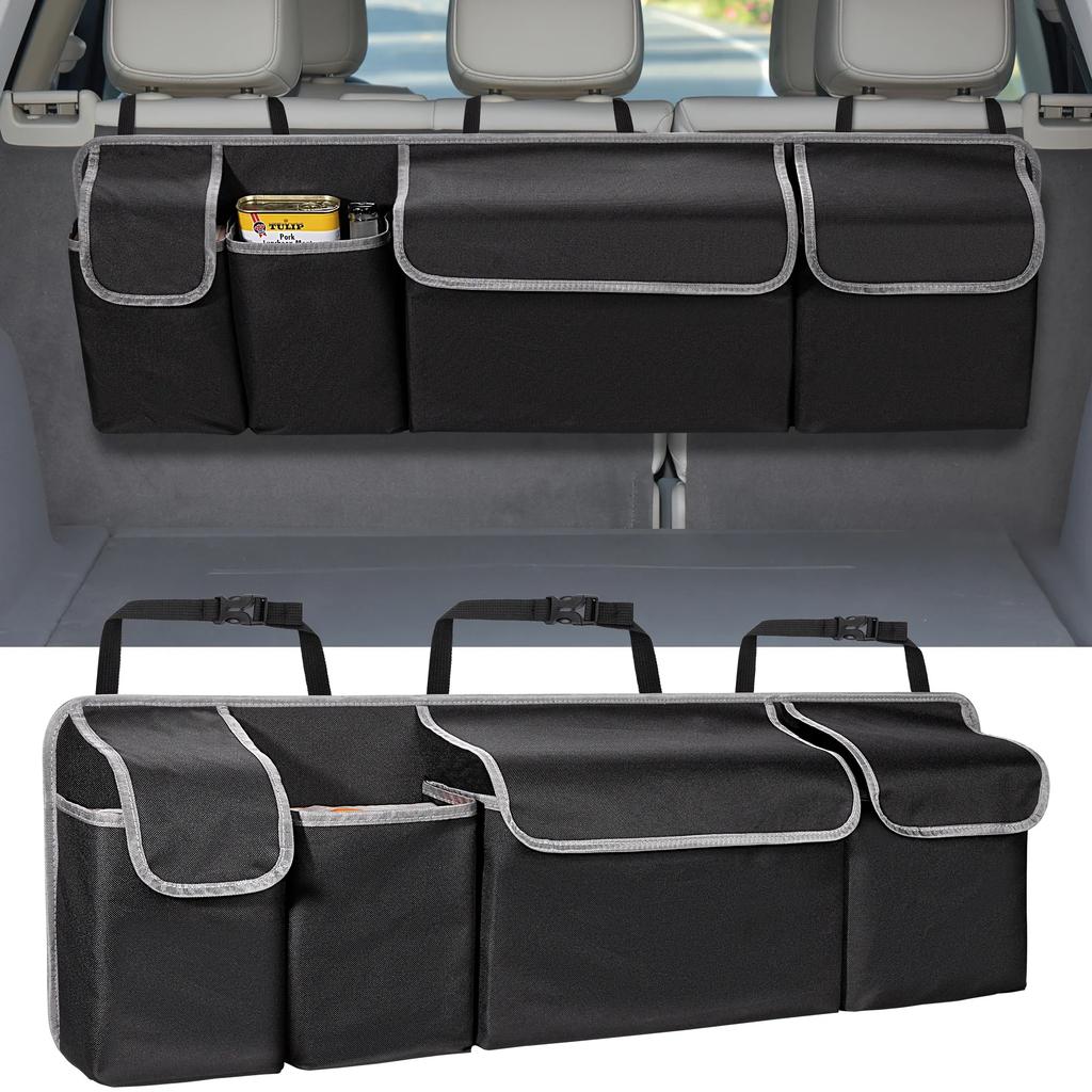 Car Trunk Organizer Adjustable Hanging Luggage Organizer Car Backseat Storage Bag Oxford Automobile Multi-use Seat Back Amagi