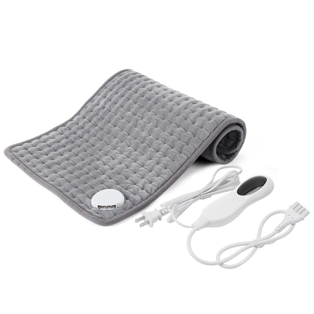 Electric Heating Blanket: 10-Level Temperature Control, Warm-Up Cushion for Waist & Abdomen, Small Drape for Winter Comfort.