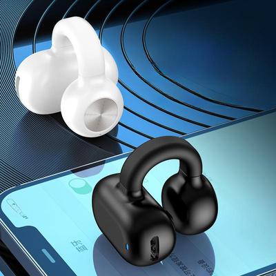 New Bluetooth Ear Clip Headset - Air Conduction, Single Ear, Comfortable Fit, Long Battery Life