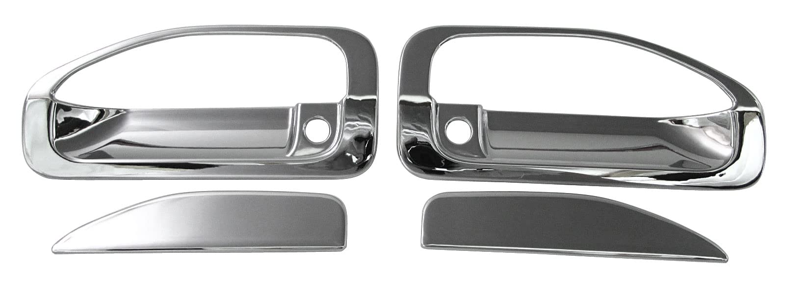 BRIGHTZ Generation Canter Chrome Door Handle Cover Knob Plate Set Generation Canter 15839 [TRUCK-S-010]