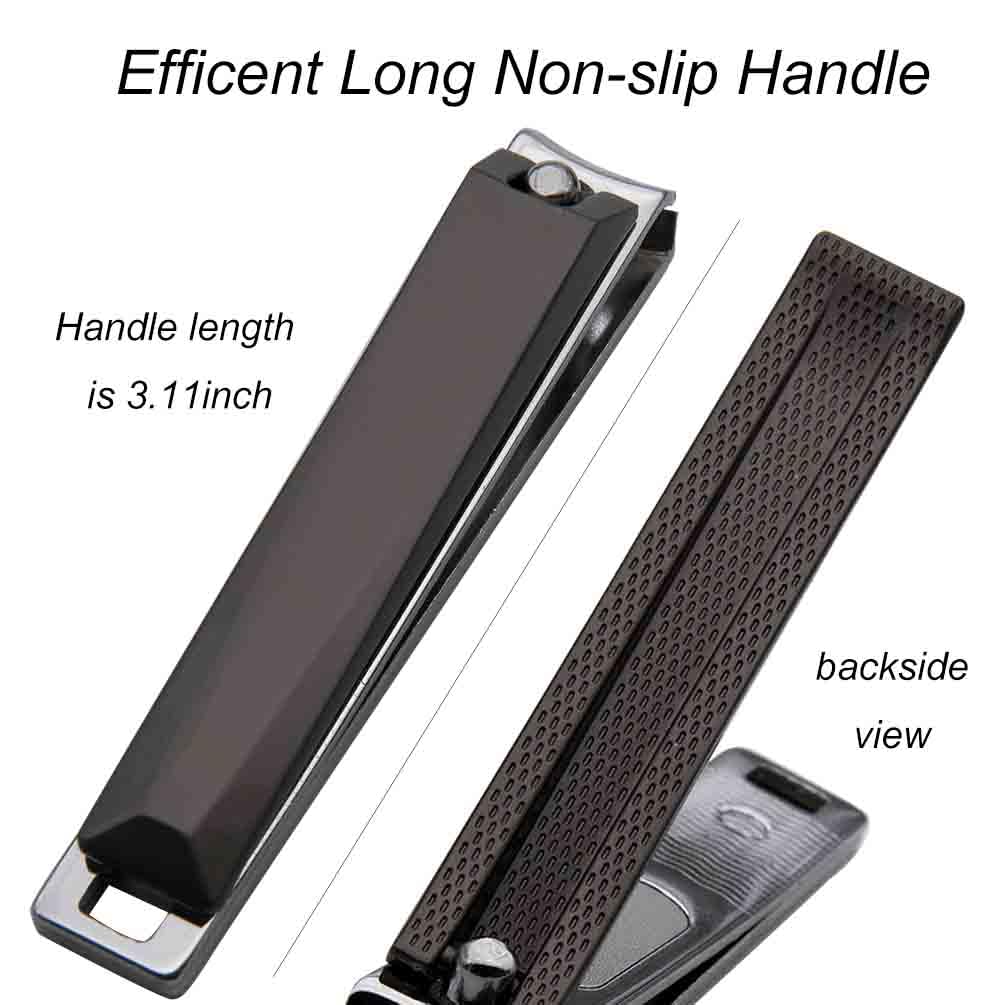 Liangery Nail Premium Super Nail For Nail Stainless For For Hands and Unisex Clippers, Quality, Sharp, File, Nippers, Feet, Anti-Slip Clippers, Steel,