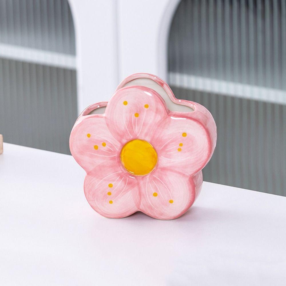 

Multi-functional Pen Container Desktop Ornament Storage Tank Home Decoration синий