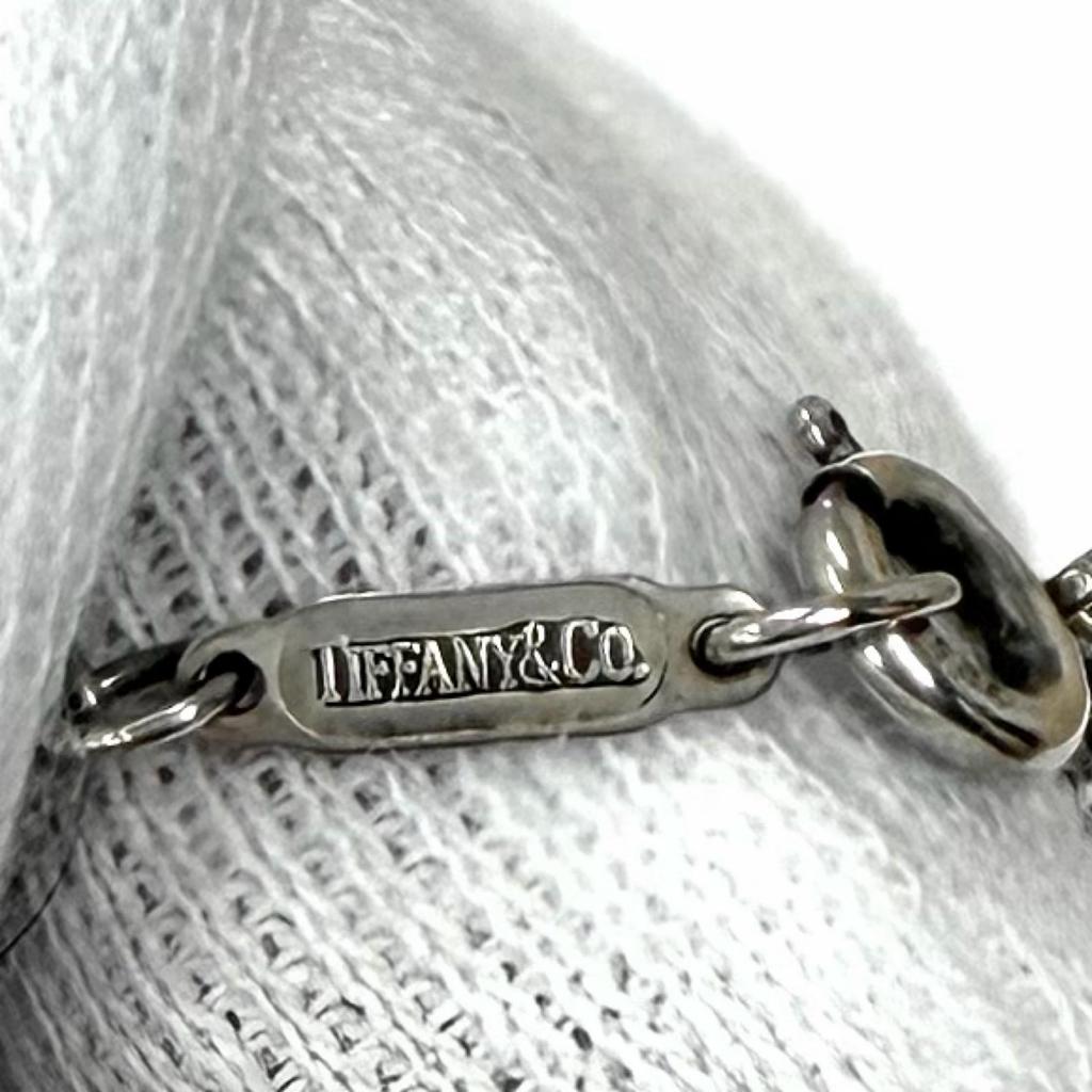 Großartiges TIFFANY&Co. Halskette T&C Münz-Halskette Kombi Silber 925 Damen Gebraucht