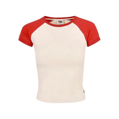 Urban Classics Damen/Damen Retro Stretch Kurzarm-T-Shirt
