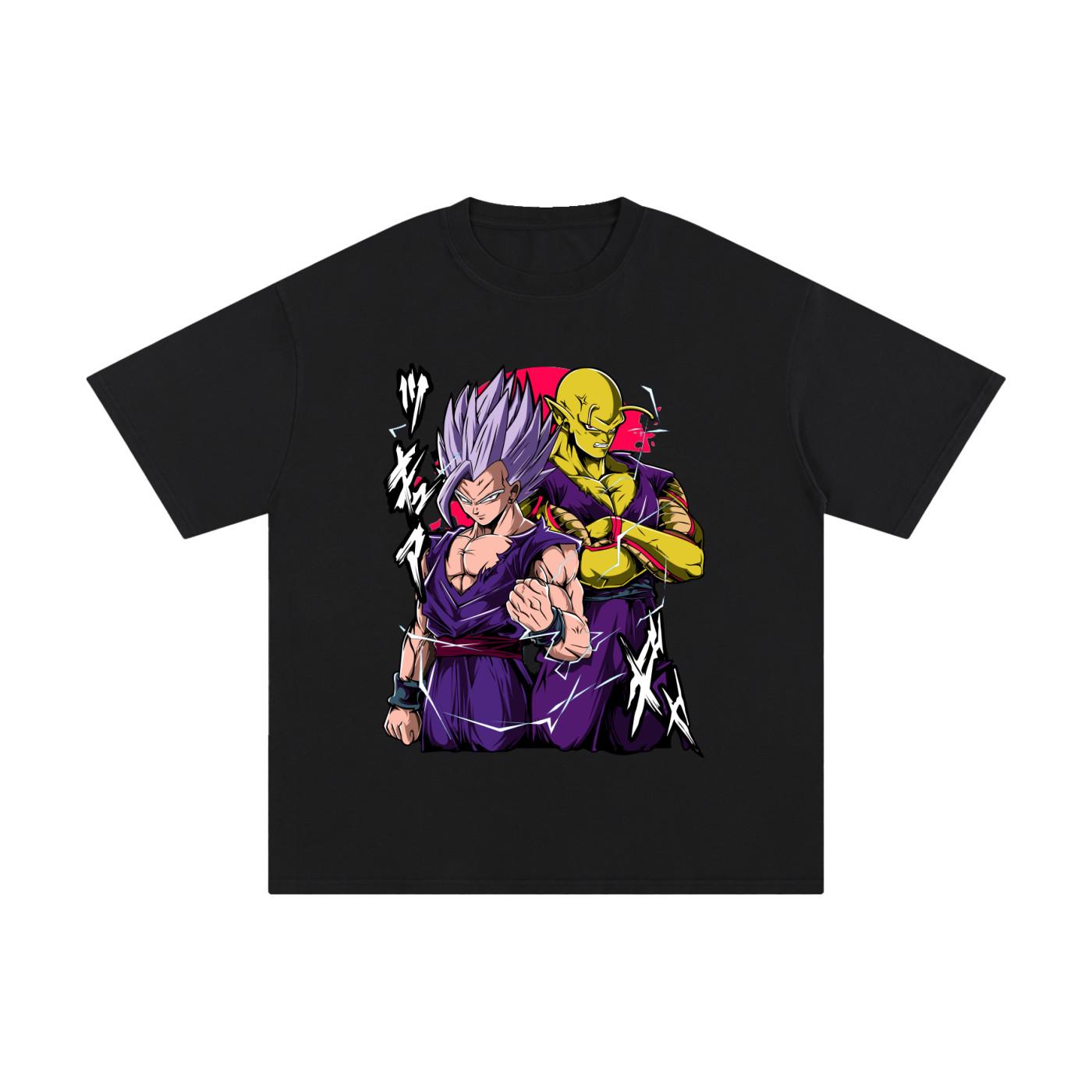 Dragon Ball Z T-Shirt Manga Anime Pikoro And Gohan Graphic Tee All Size L