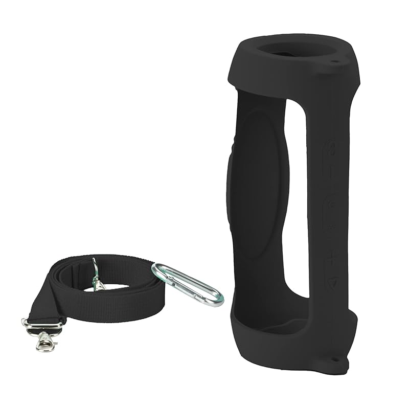 

JBL CHARGE5 Charge 5 bluetooth speaker Dedicated silicone case + shoulder strap -Aenllosi (black)