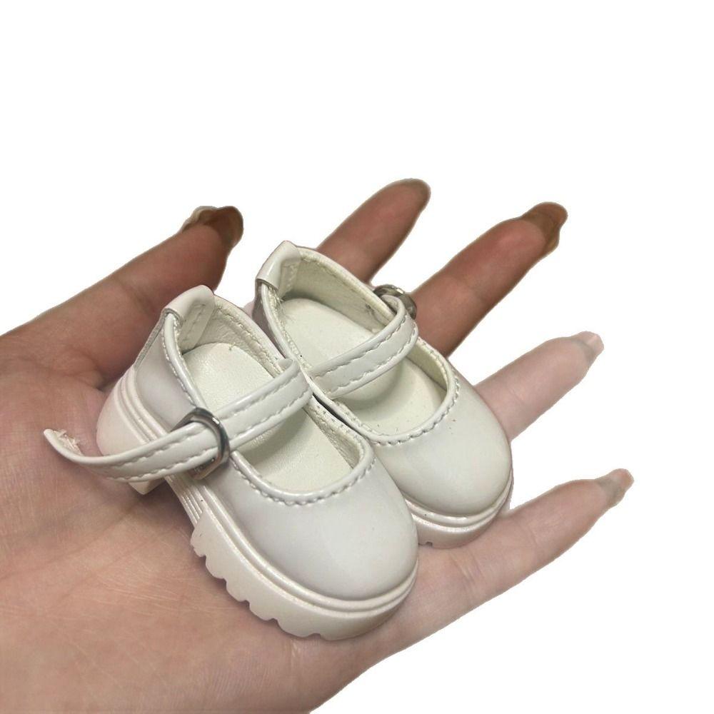 4 Colors Dolls Bright Leather Boots Internal Length 6*2.5cm Dress Up Footwear  for 1/4 BJD Dolls