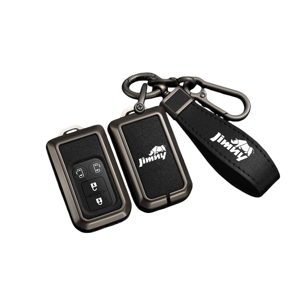 Suzuki Jimny JB64/Jimny Sierra JB74 Compatible Genuine Leather Key Case чёрный