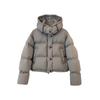 Tide brand down jacket women's short 2024 winter fashion two wear straps thickened white duck down bread jacket
