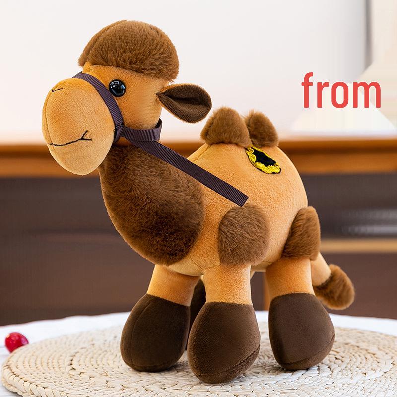 Creative Two-Humped Camel Plush Toy: Dunhuang Travel Souvenir
