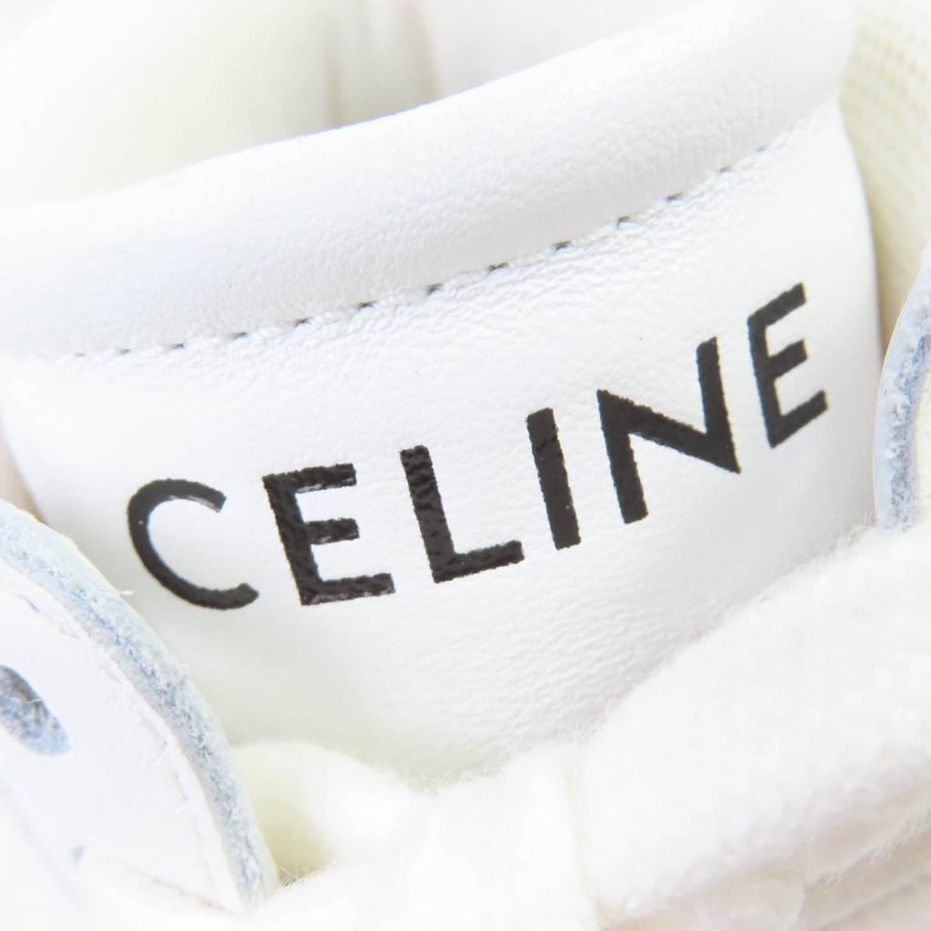 Nepoškozené CELINE Vysoké tenisky bílá kůže Dámské 37 CT-01 Použité