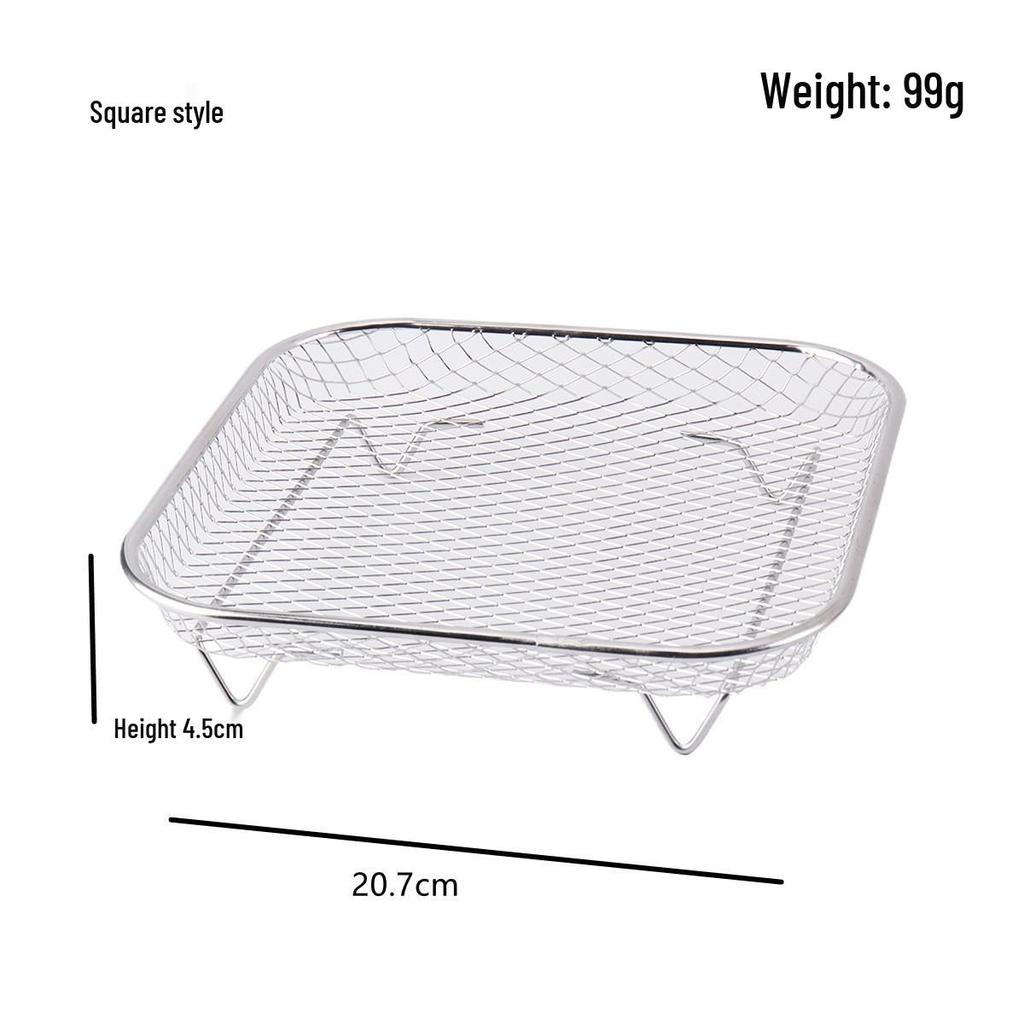 Professional Air Fryer Stainless Steel Stackable Dehydrating Rack 