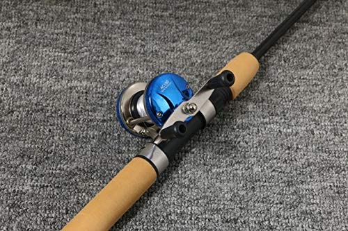 VILTAGE Fishing Rod Set, Compact Rod, Double Shaft Reel, 100cm,