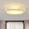 Modern Minimalist Round LED Crystal Ceiling Light for Bedroom, Living Room, Dining Room, and Study