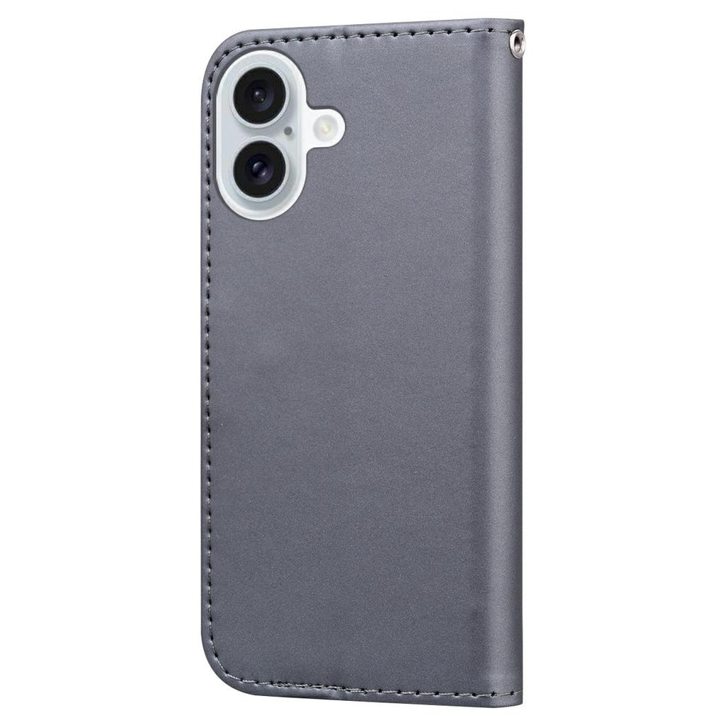 For iPhone 16 Case Cartoon Pattern Wallet Leather Phone Cover