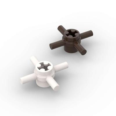 MOC 10 STÜCK 48723 Achsverbinder-Nabe mit 4 Stangen Baustein-Set und Lochbohrungen Pädagogische Bausteine Spielzeug Kinder Geburtstagsgeschenke