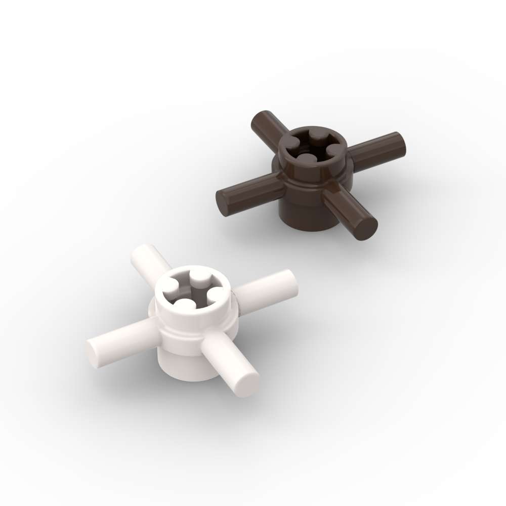 MOC 10 STÜCK 48723 Achsverbinder-Nabe mit 4 Stangen Baustein-Set und Lochbohrungen Pädagogische Bausteine Spielzeug Kinder Geburtstagsgeschenke