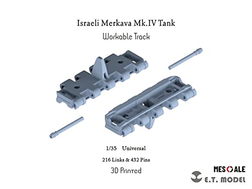 ET Model 1/35 scale working tracks for modern Israeli IDF Merkava Mk.IV tanks, plastic model parts, P35-024