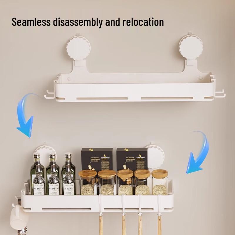 Kitchen Suction Cup Storage Rack
