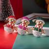 Mode Kreative Persönlichkeit Weihnachtsserie Schneemann Brosche Legierung Diamant Cartoon Niedliche Brosche