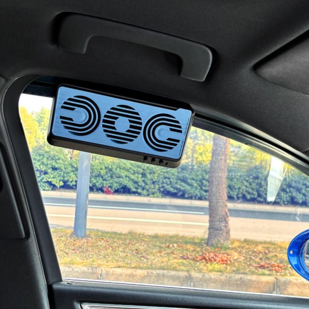 3 Fans Design Auto Window Cooler Solar Powered Car Ventilator Car Exhaust Fan  Vehicle Cooling