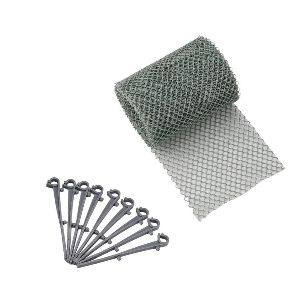 Durable Plastic Gutter Guard Mesh For Roof Water Drainage Leaf Debris Protection Heavy Duty Weatherproof Design