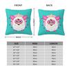 90s Furby Unicorn Square Pillowcase Cushion Cover Pillow Case Throw Pillow Cover for Home Sofa Living Room