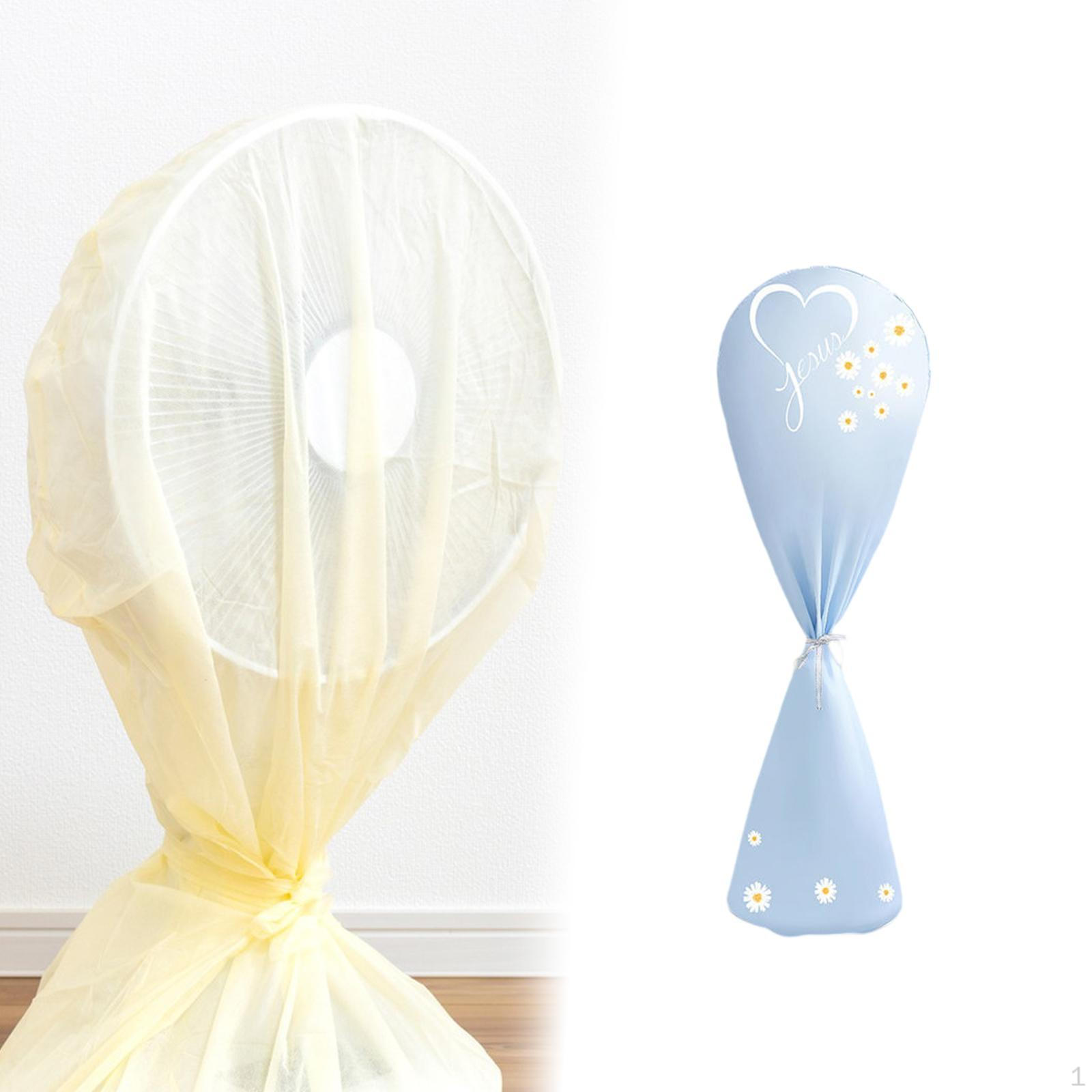 

Электрический вентилятор Чехол Защитный пьедестал Пылезащитный для зимы синий